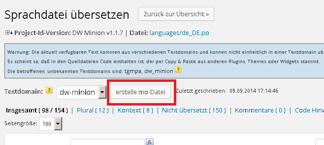 mo-Datei erstellen Codestyling Localization